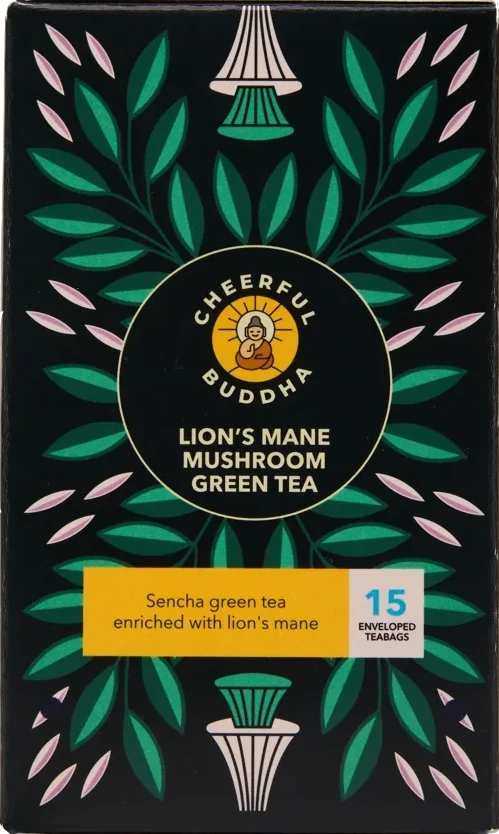 Lion's Mane Green tea box
