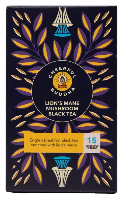 Lion's Mane Black Tea box