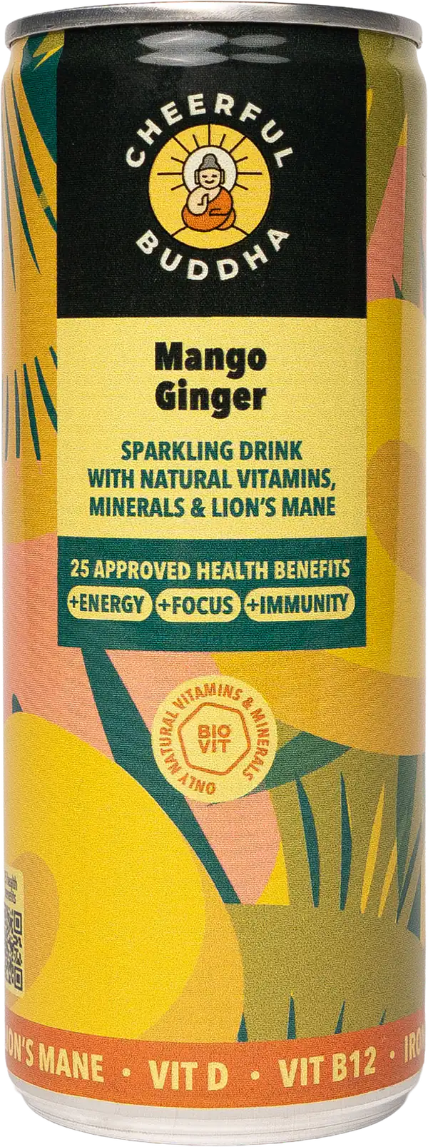 Mango and Ginger sparkling drink